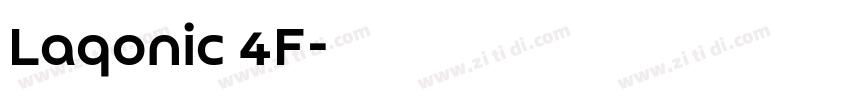 Laqonic 4F字体转换 Laqonic 4F字体转换
